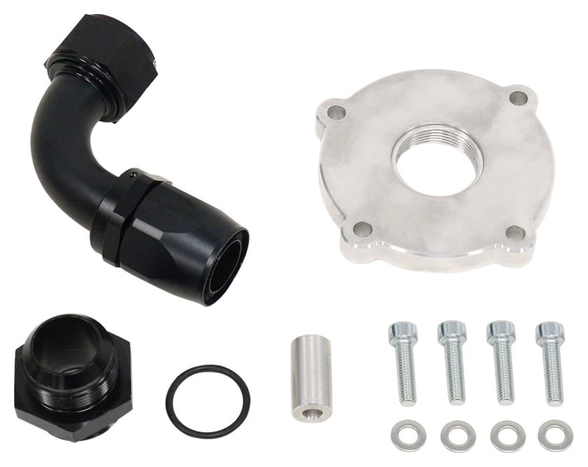 Adapter pompy wody Ford Barra + kolanko AN20