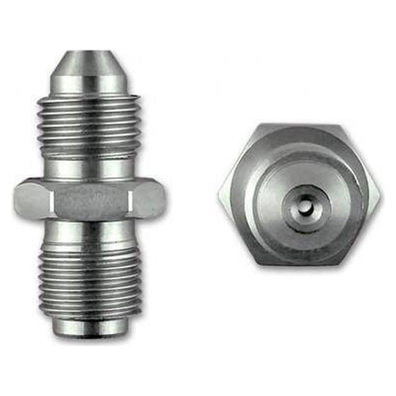 ADAPTER MĘSKO-MĘSKI ZE ZWĘŻKĄ - 7/16" X 20 UNF (-4 JIC) TO 7/16" X 24 GARRETT GT SERIES TURBO