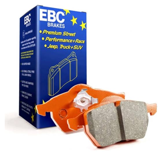 DP9983 - Zestaw klocków hamulcowych seria ORANGESTUFF EBC Brakes RENAULT | Clio (Mk2) | Megane Convertible (Mk1) | Megane Coupe