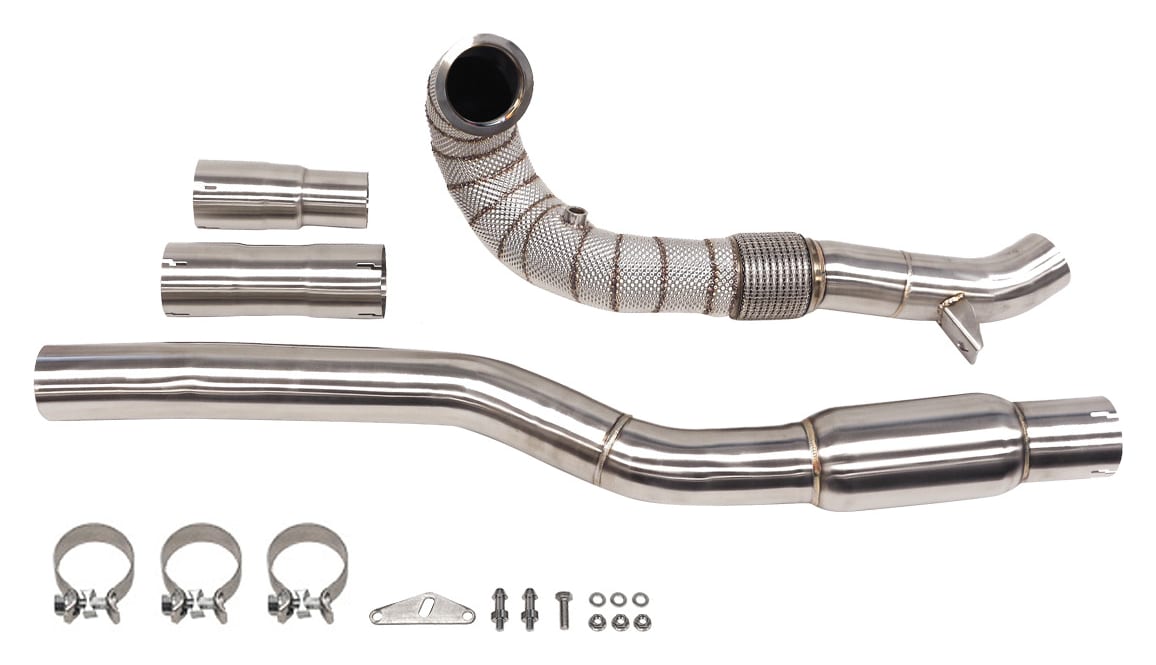 Downpipe Audi S3 8V TT FV Seat Leon ST VW Golf 7R 2.0 TFSI Heat Shield