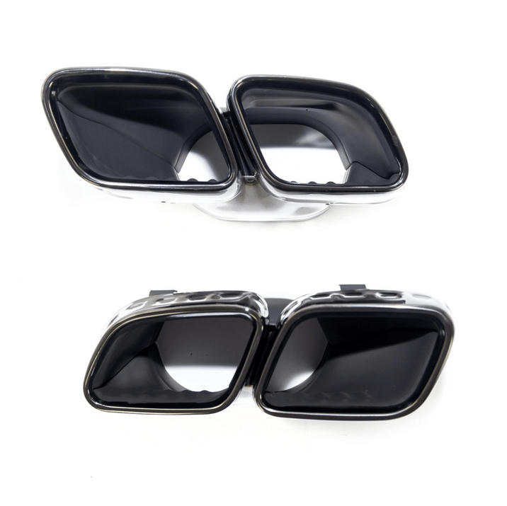Końcówki tłumika Black MERCEDES E-Class W213 S213 GLC X253 GLC C253 E-Class A238 E-Class C238 Facelift 2020-2023