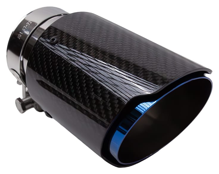 Końcówka Tłumika Typ:11 101mm wejście 76mm Carbon Gloss