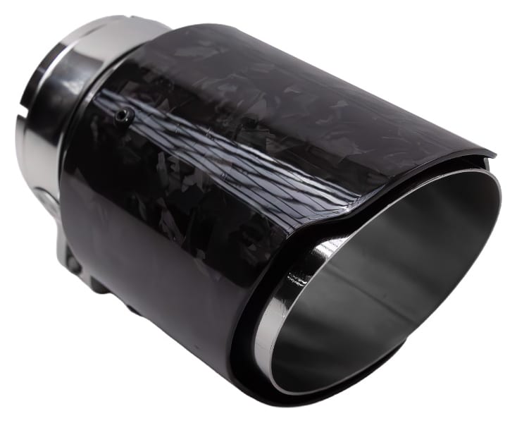 Końcówka Tłumika Typ:14 89mm wejście 70mm Carbon Gloss