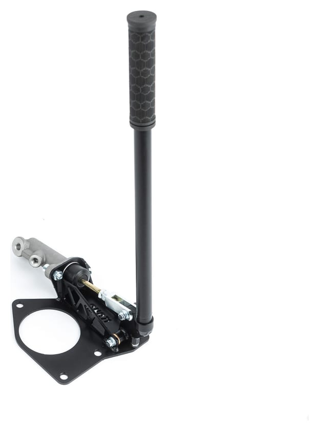 Ukryty hydrauliczny hamulec ręczny BMW E46 (pompa: Wilwood 0.625; strona: prawa (RHD); adapter przewodów: tak)