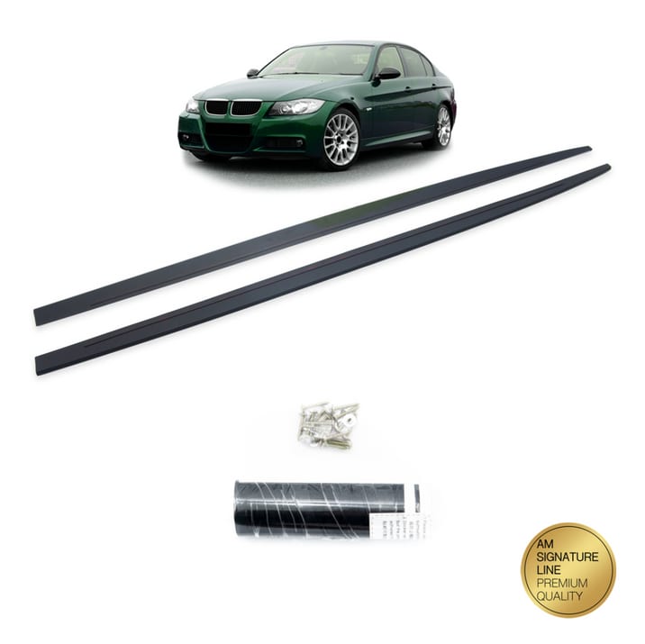 Dokładka BMW 3 E90 E91 Progi Matt Black