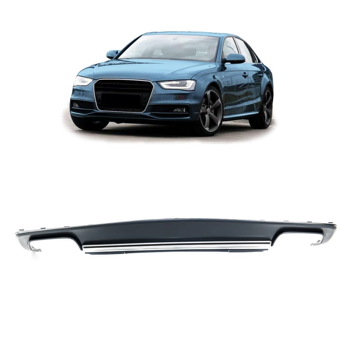 Dyfuzor Audi A4 B8 Facelift Tył