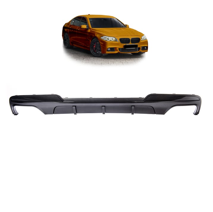 Dyfuzor BMW 5 F10 F11 Tył Carbon Look