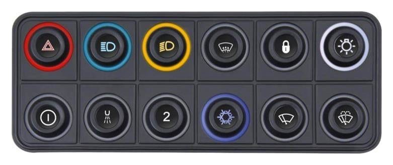 Ecumaster Klawiatura CAN BUS - 12 poz RGB