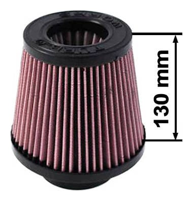 Filtr stożkowy TurboWorks H:130mm OTW:101mm Fioletowy