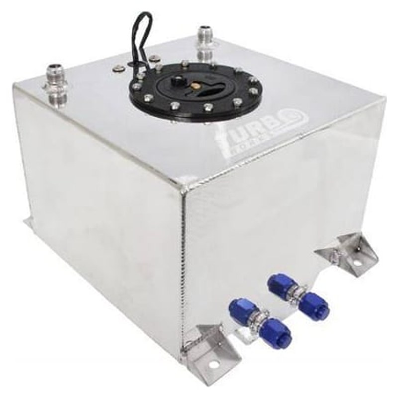Zbiornik paliwa 50L TurboWorks z czujnikiem Srebrny