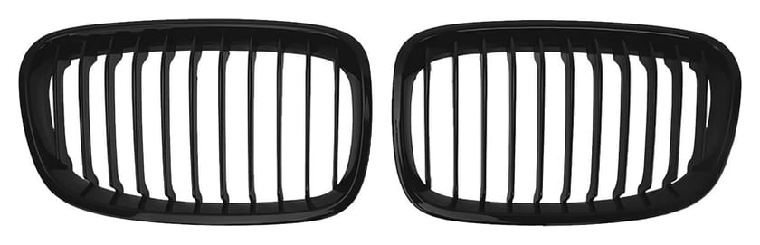 Grill BMW 1 F20 F21 pojedyncze żeberka Matt Black
