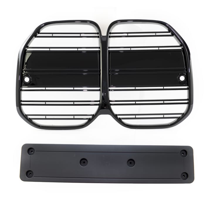Grill BMW 4 G22 G23 G83 podwójne żeberka Gloss Black