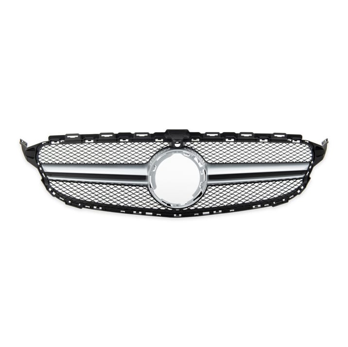 Grill Mercedes-Benz C W205 S205 A205 C205 Facelift Silver A-Type Camera