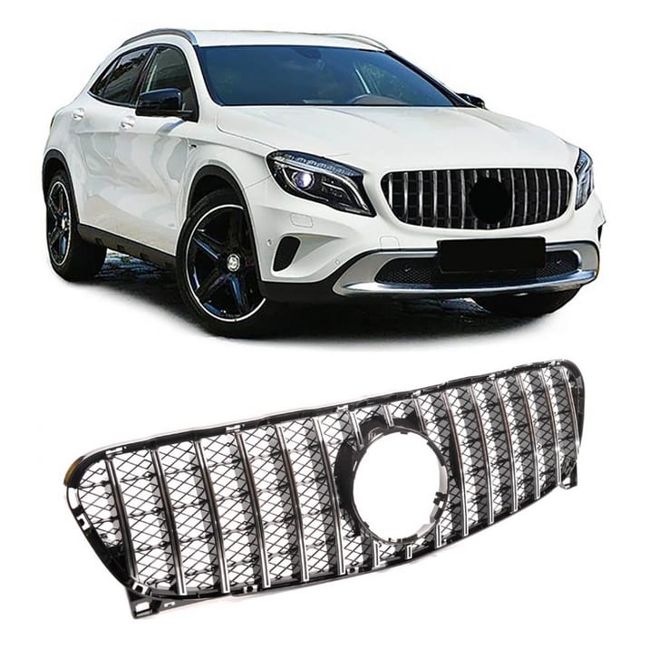 Grill Mercedes-Benz GLA X156 GT Chrome & Black