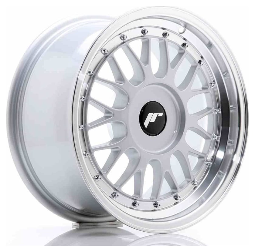 JR Wheels JR23 16x8 ET20-45 BLANK Hyper Silver w/Machined Lip