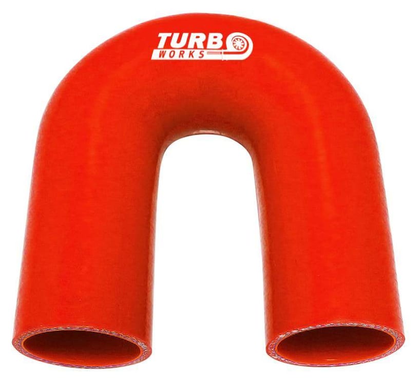 Kolanko 180st TurboWorks Red 57mm