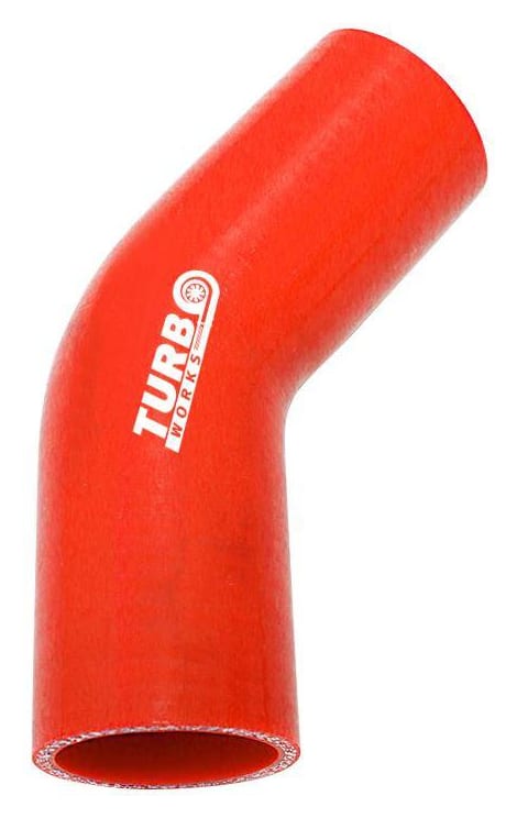 Kolanko 45st TurboWorks Red 89mm
