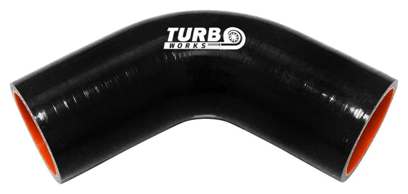 Kolanko 67st TurboWorks Pro Black 60mm