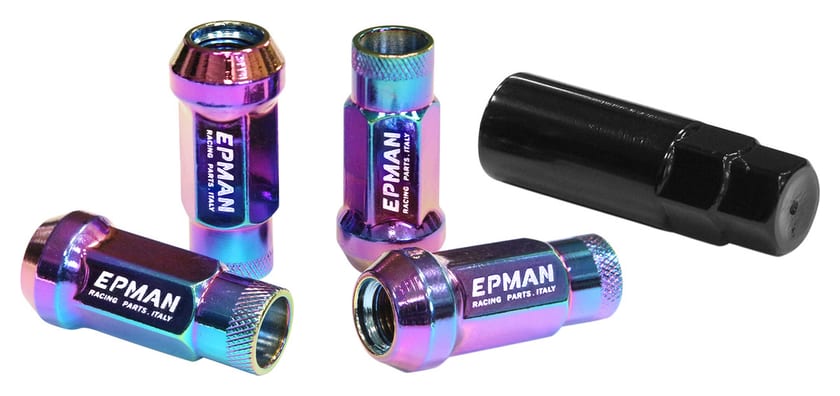 Nakrętki Epman JDM Stal M12x1,5 Stożek 48mm Neo