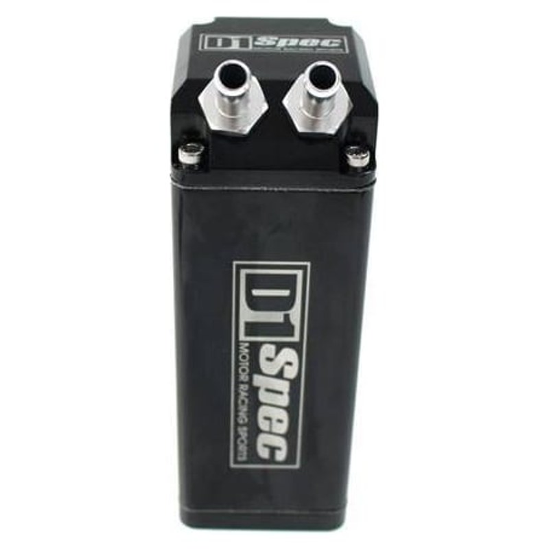 Oil Catch Tank D1Spec 0.48L 9mm Black Square