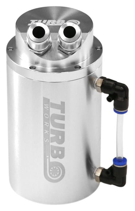 Oil Catch Tank TurboWorks 0.7L 15mm Silver