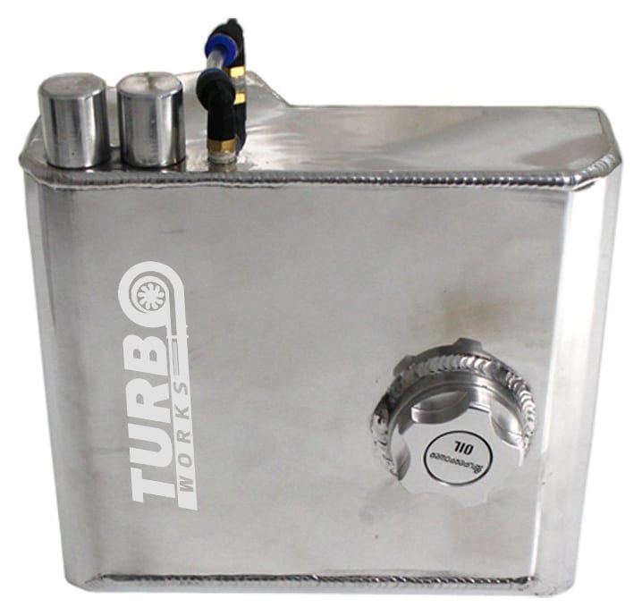 Oil Catch Tank TurboWorks 2L Silver