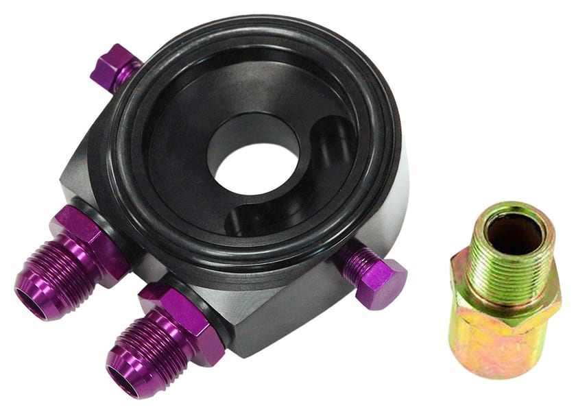 Podstawka pod filtr Oleju TurboWorks AN10 Czarna