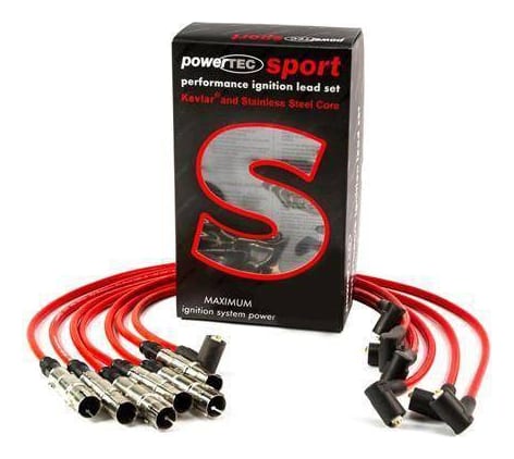 Przewody zapłonowe PowerTEC AUDI A2 A3 SKODA FABIA VW LUPO POLO 1.4 1.6L Niebieskie