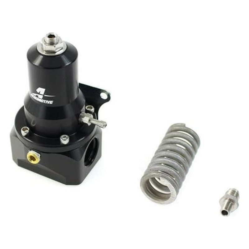 Regulator ciśnienia paliwa Aeromotive EFI 1000HP 2-8 Bar AN10 Czarny