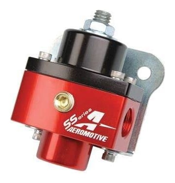 Regulator ciśnienia paliwa Aeromotive SS Carburetor 750HP ORB-06 Czerwony/Czarny
