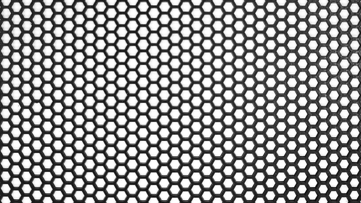 Siatka ABS Honey Comb Black 120*40cm 10x8mm