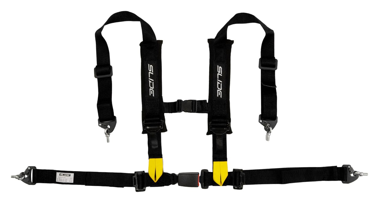 Pasy sportowe Slide V2 Czarne 4P 2" E4