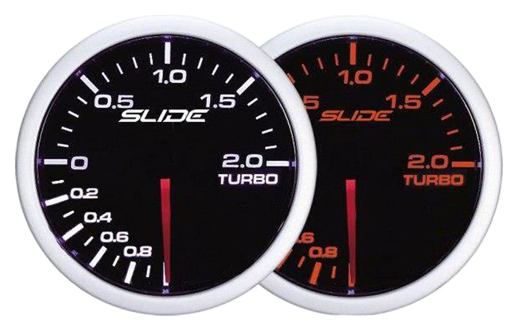 Zegar Slide WA 52mm - Turbo Electric -1 do 2 BAR