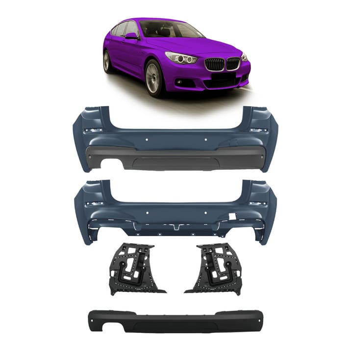Zderzak BMW 5 F07 Tył z dyfuzorem